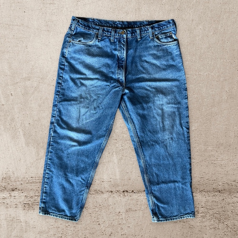 Flannel Lined Carhartt Jeans